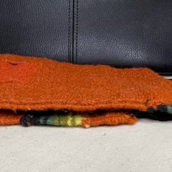 Vintage 70s CASA KAKIKI Hand Woven Native American El Paso Texas Belt Bag Pouch - Picture 8 of 9